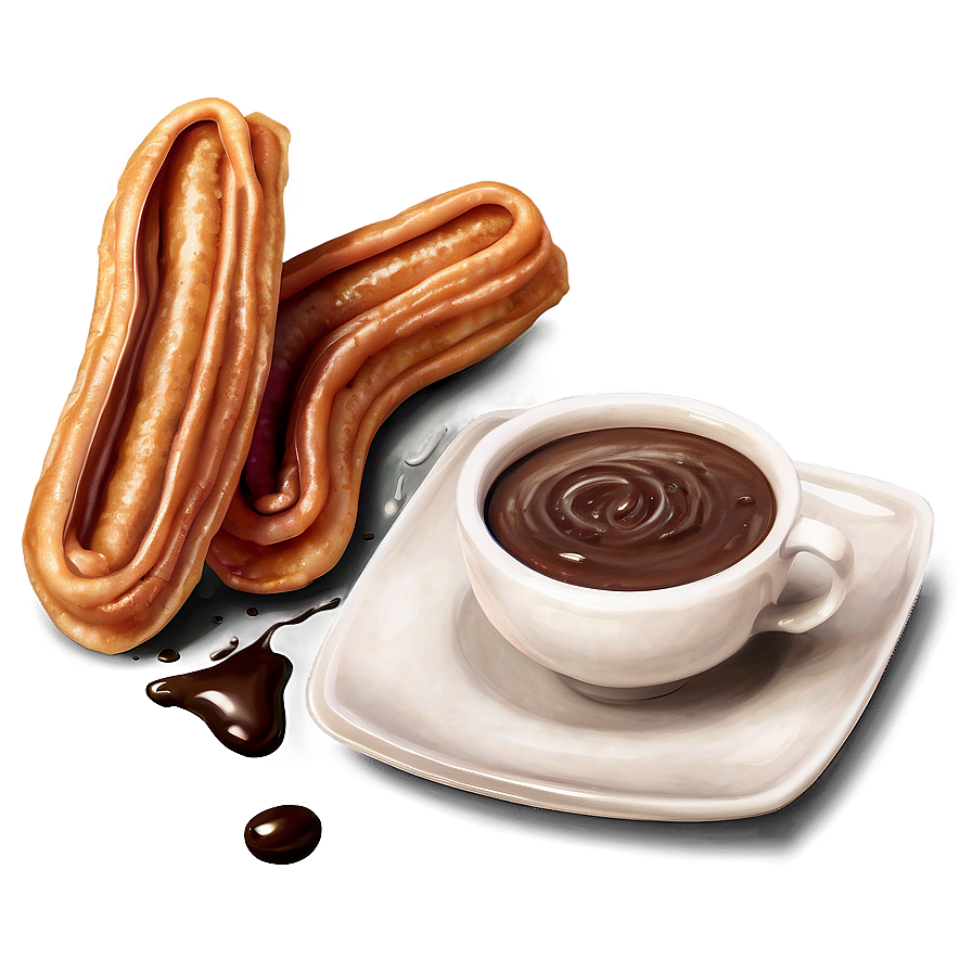 Churros Filled With Chocolate Png Fix