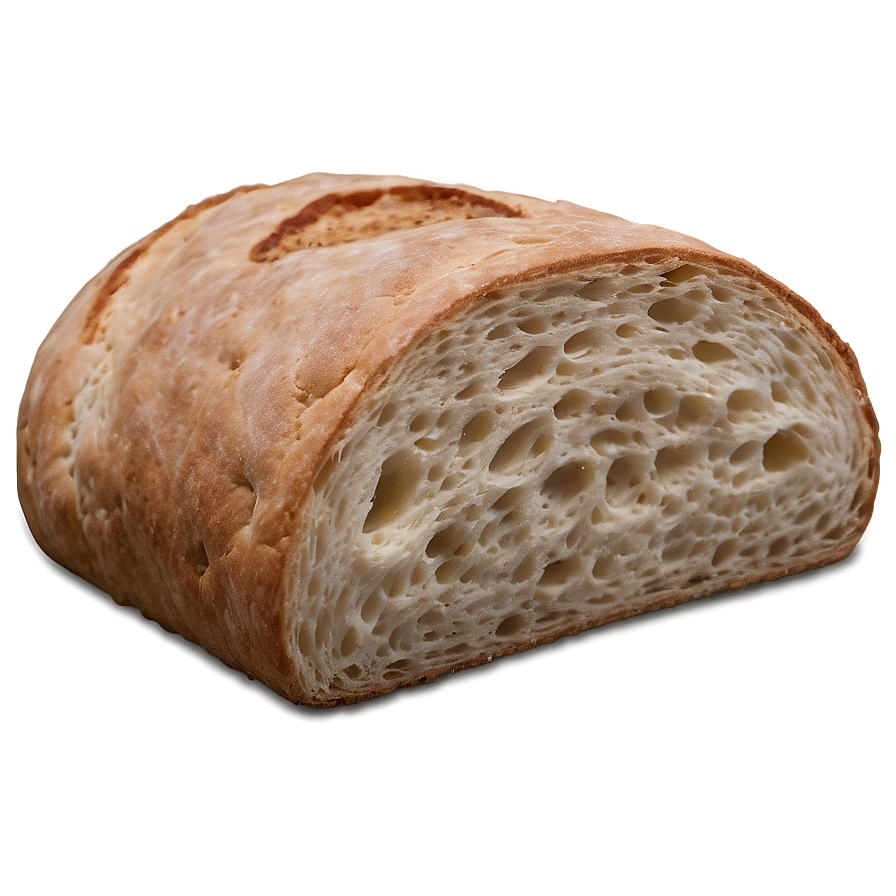 Ciabatta Bread Slice Png 06132024