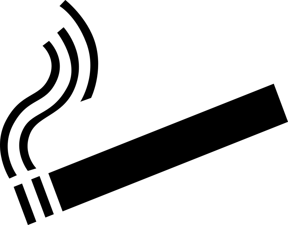 Smoke, Cigarette, Butt, Black, Smoking - Cigarette Clipart Black And White, HD Png Download PNG with transparent background