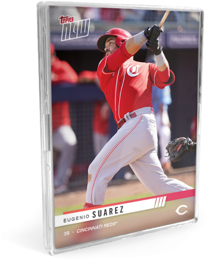 Cincinnati Reds Eugenio Suarez Topps Now Card