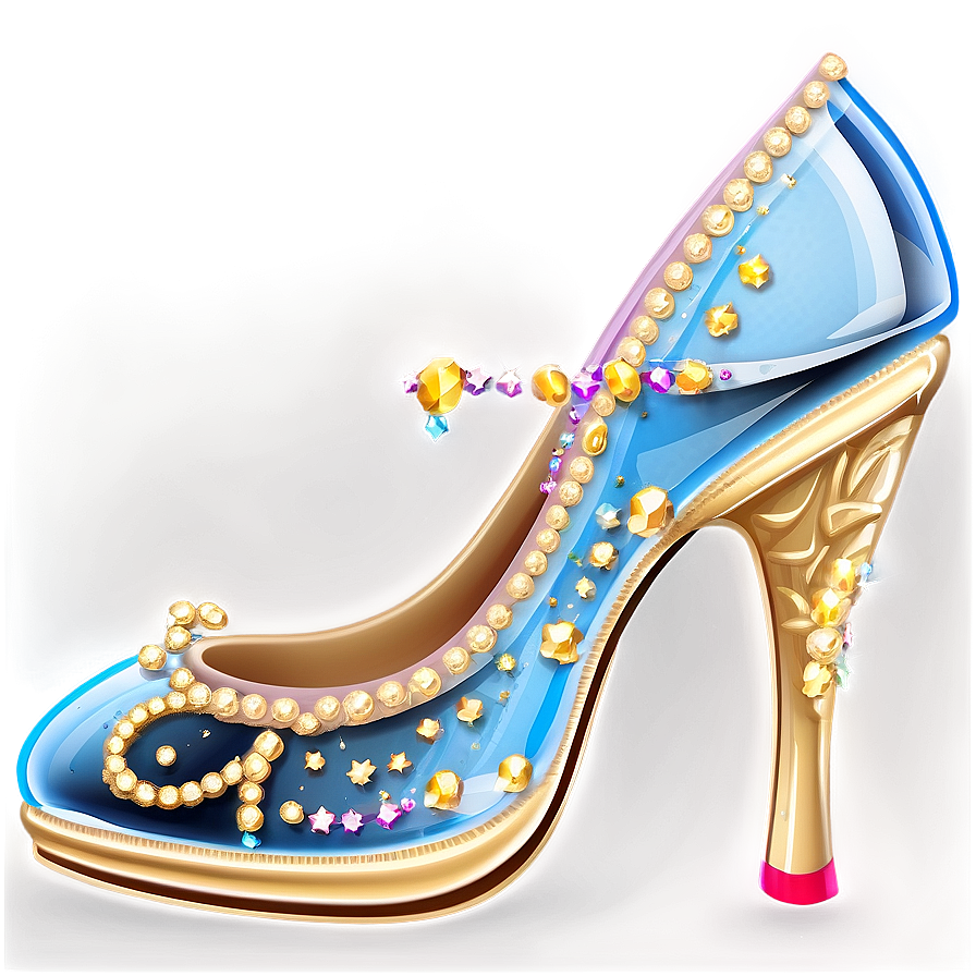 Cinderella Shoe Design Png Acb