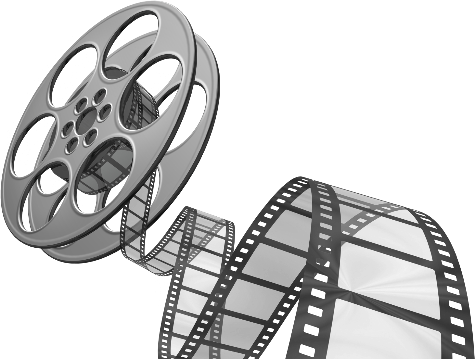 Cinema Film Reeland Strip PNG with transparent background