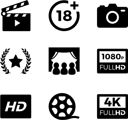 Cinematography - Movie Icons Png, Transparent Png PNG with transparent background