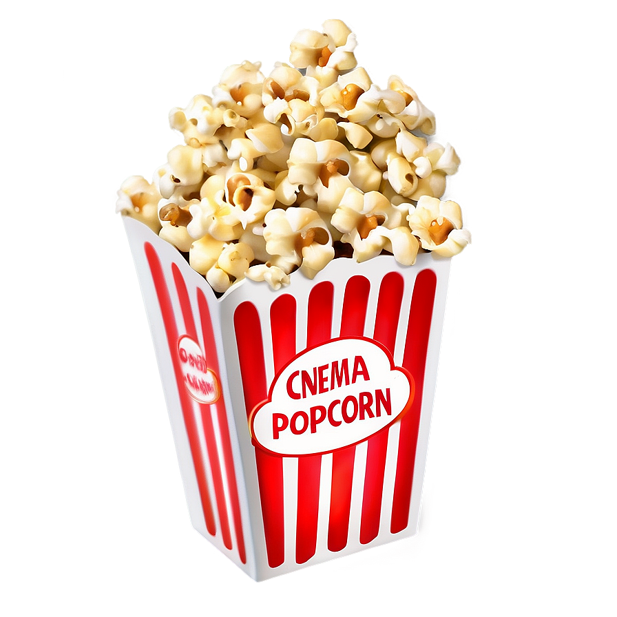 Cinema Popcorn PNG val PNG with transparent background