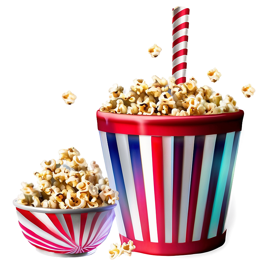 Cinema Style Popcorn Bucket Png Lhf