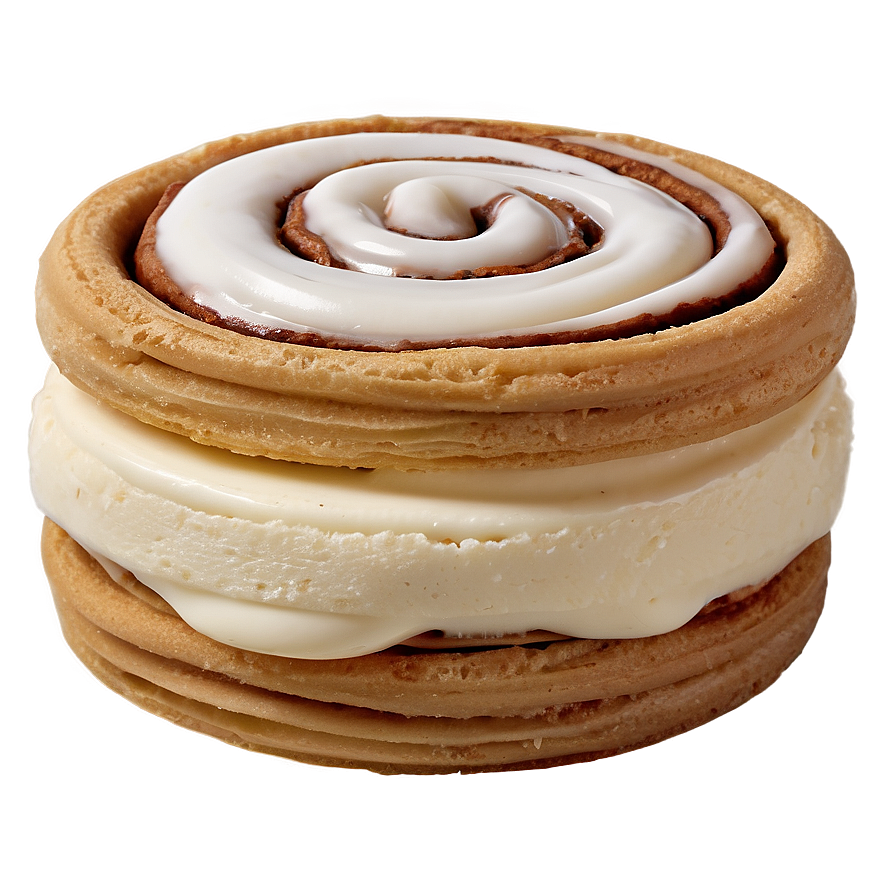 Cinnamon Roll Ice Cream Sandwich Treat Png 06212024