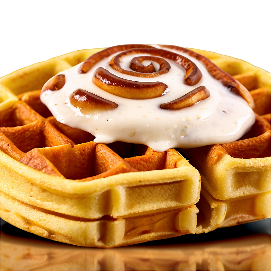 Cinnamon Roll Waffle Png Oif23