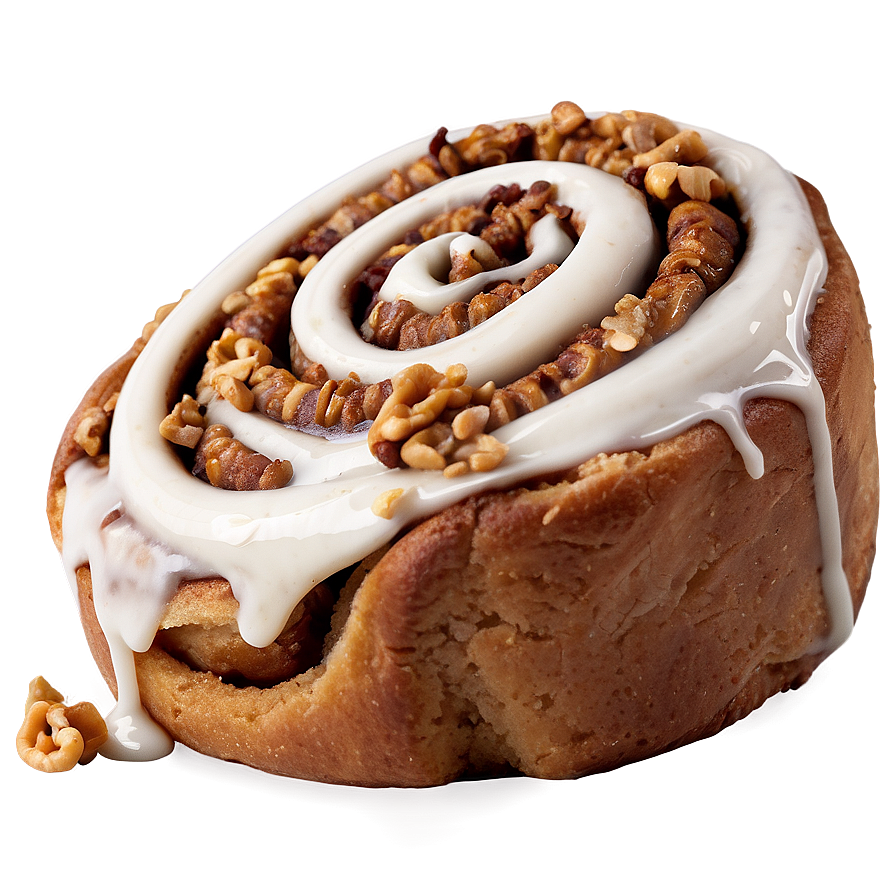 Cinnamon Roll With Walnut Crunch Png Mrt