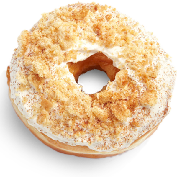 Cinnamon Sugar Doughnut Top View