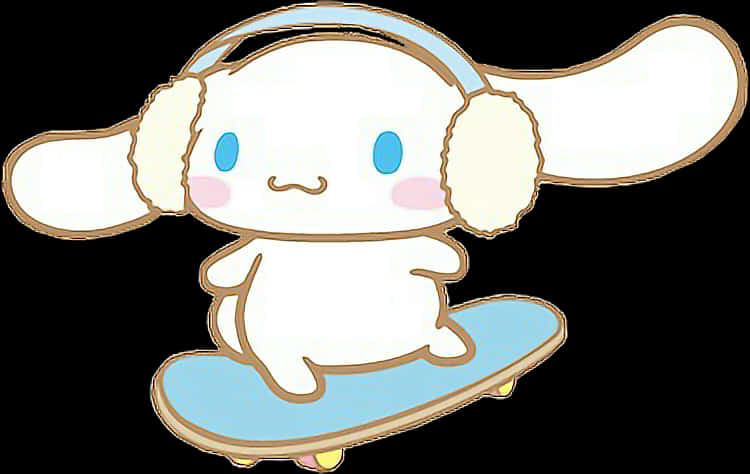 Cinnamoroll Skateboarding Earmuffs