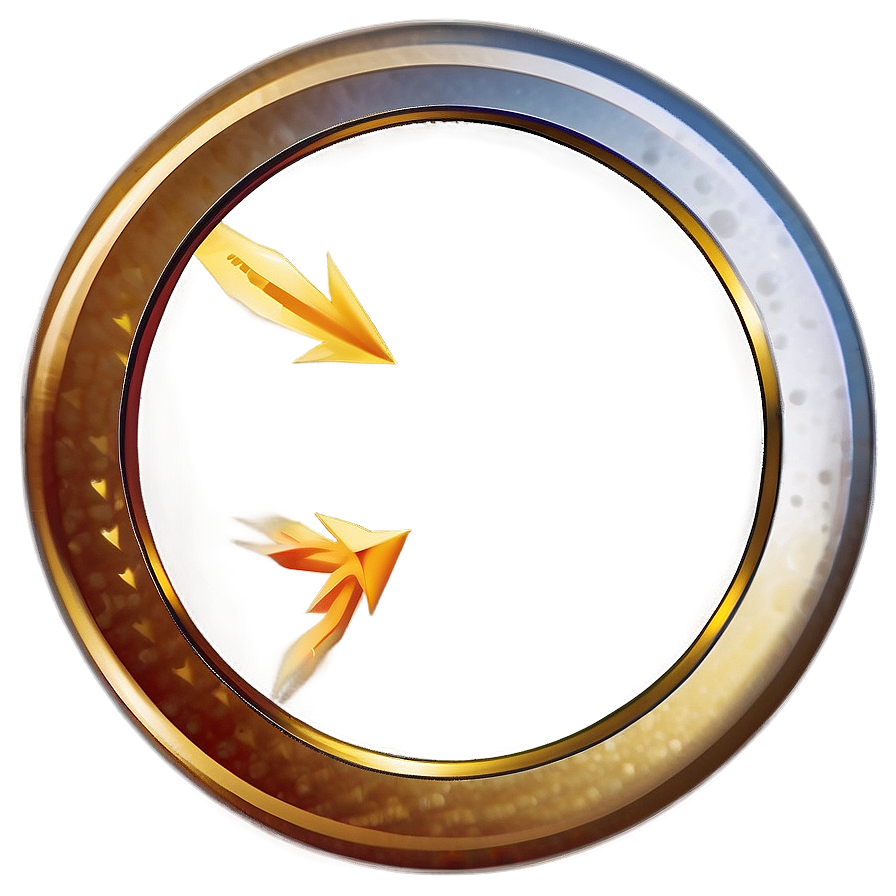 Circle Frame With Arrows Png Gmo