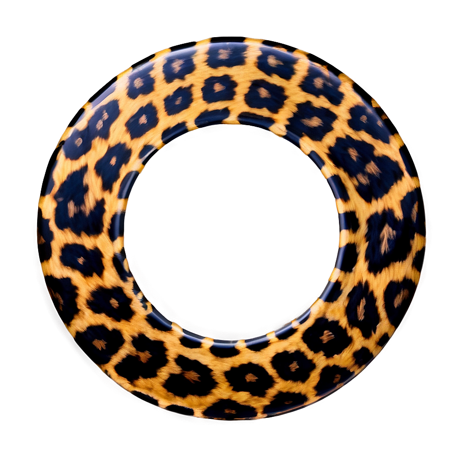 Circle With Animal Print Png 10