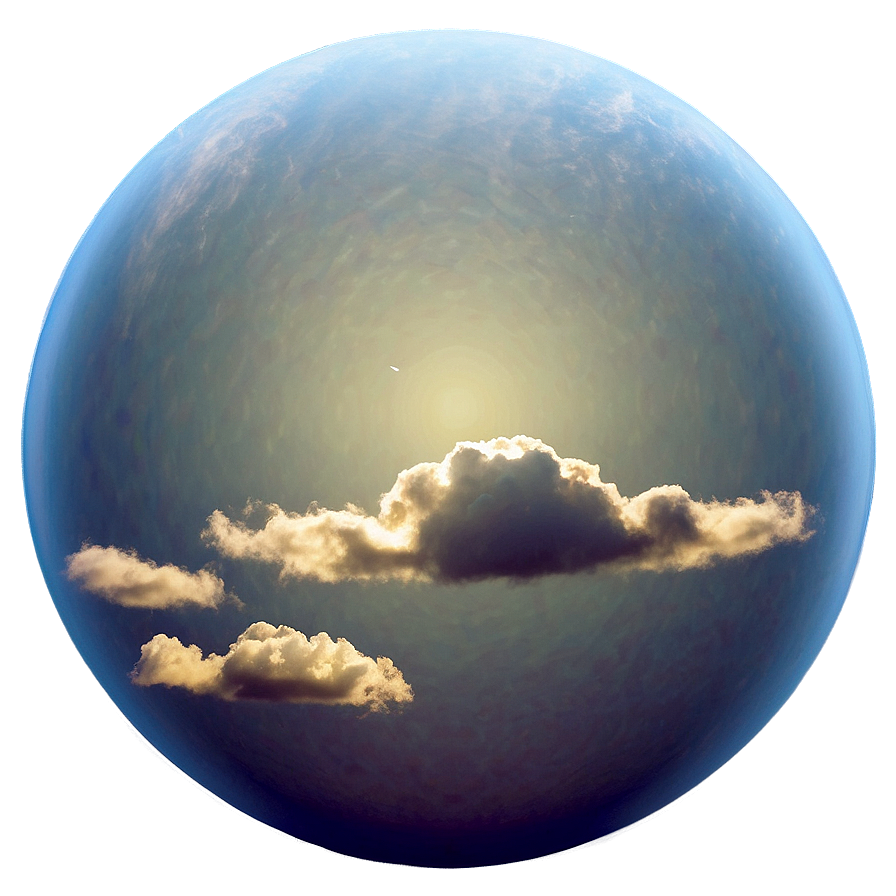 Circle With Clouds Png 91