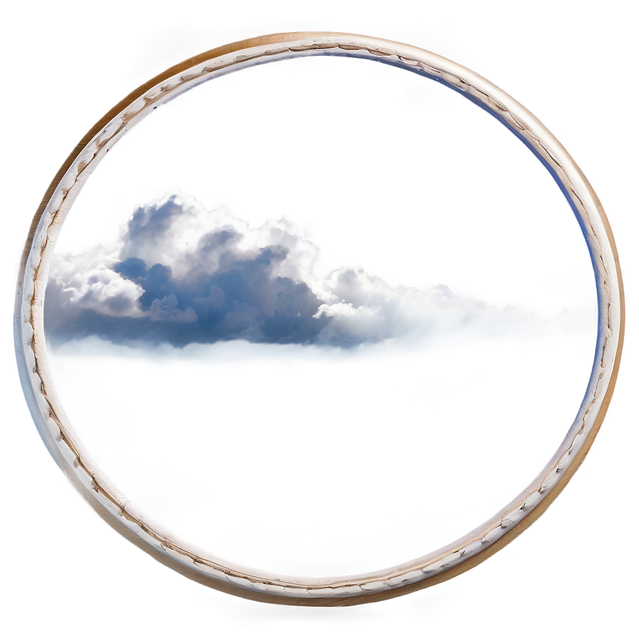 Circle With Clouds Png Dvw