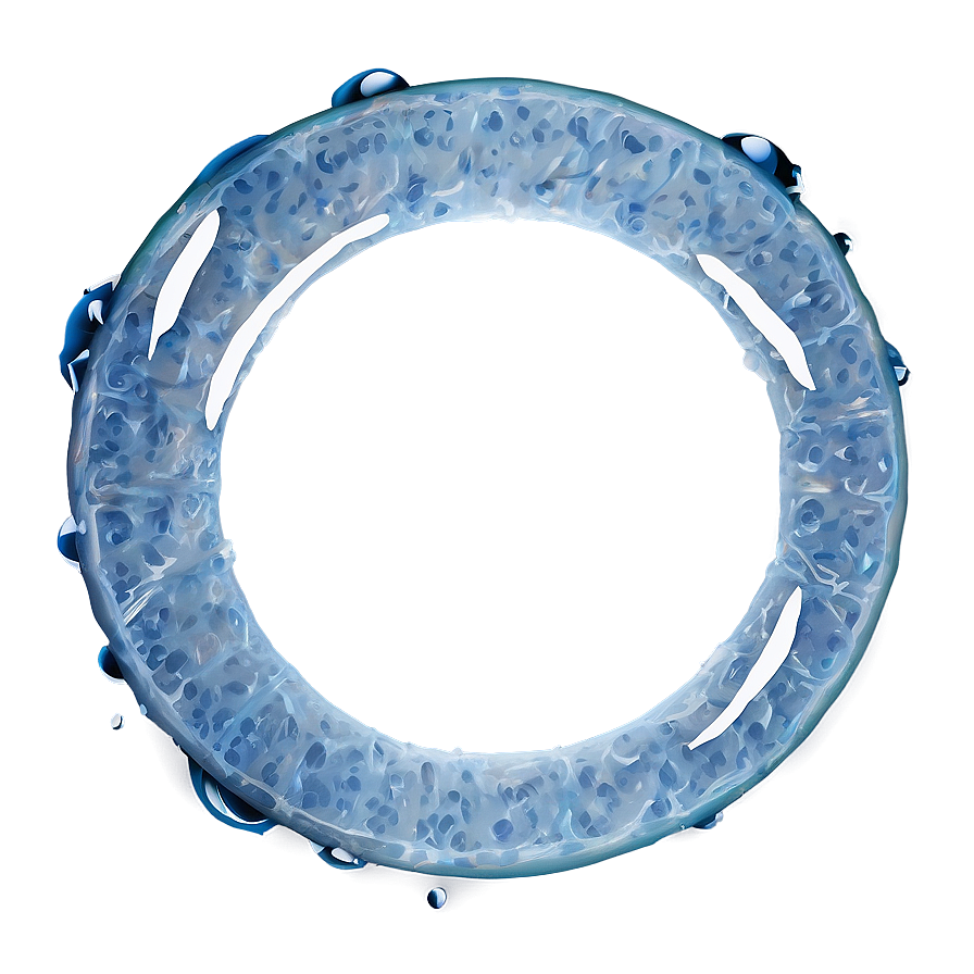 Circle With Ice Texture Png 04302024