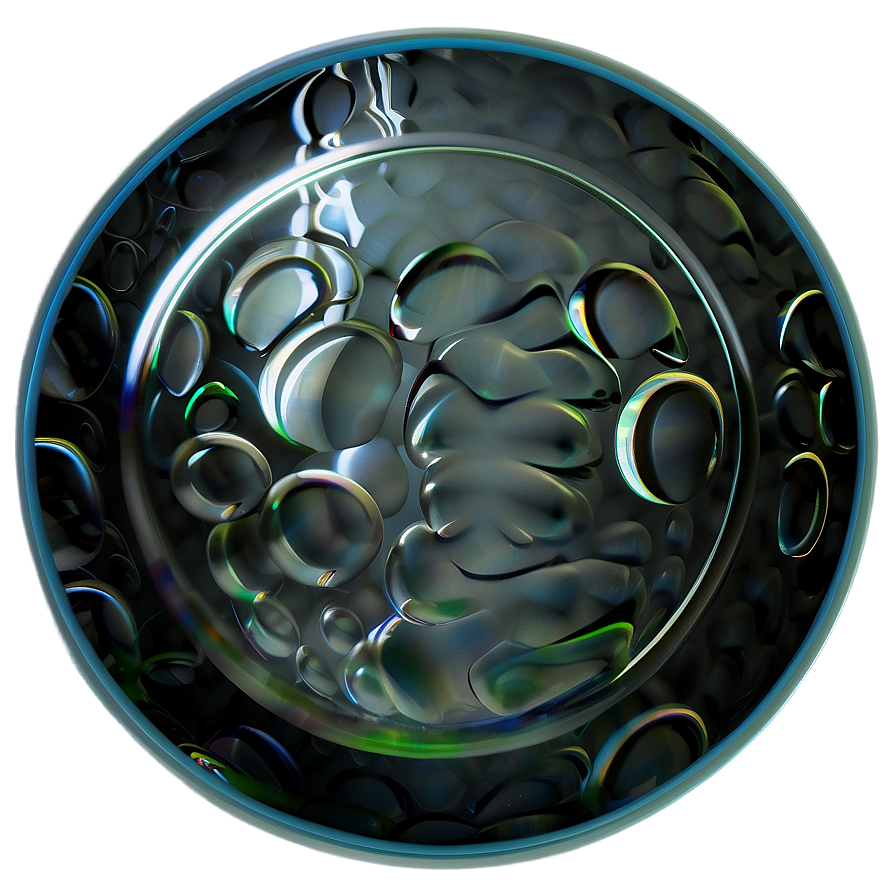 Circle With Ice Texture Png 04302024