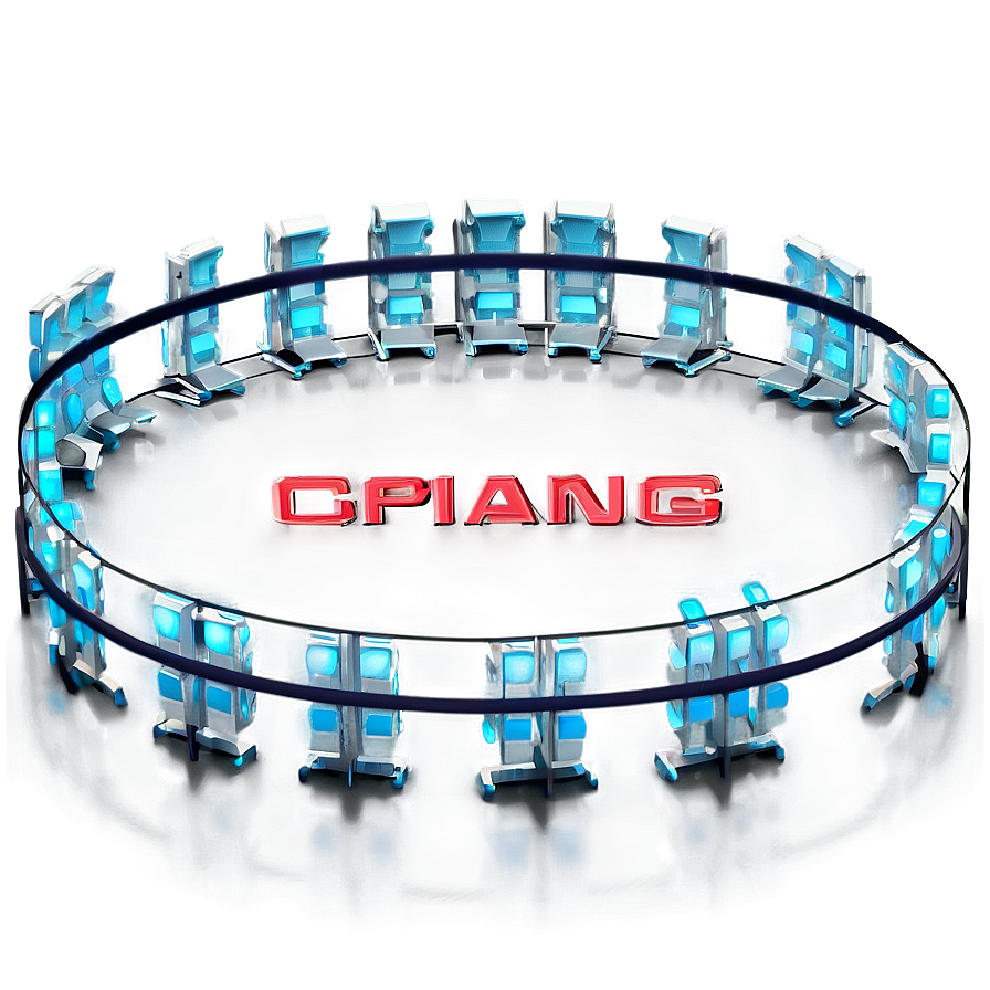 Circular Arena3 D Rendering PNG image with a transparent background, free high-resolution download