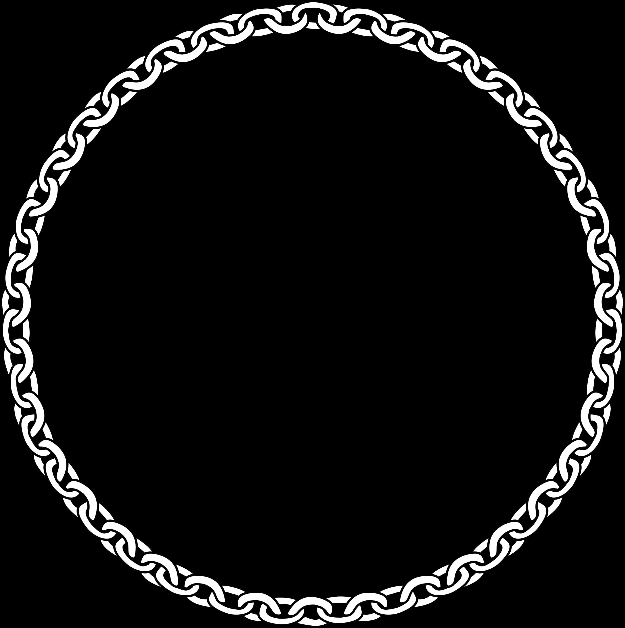 Circular Chain Frame Graphic