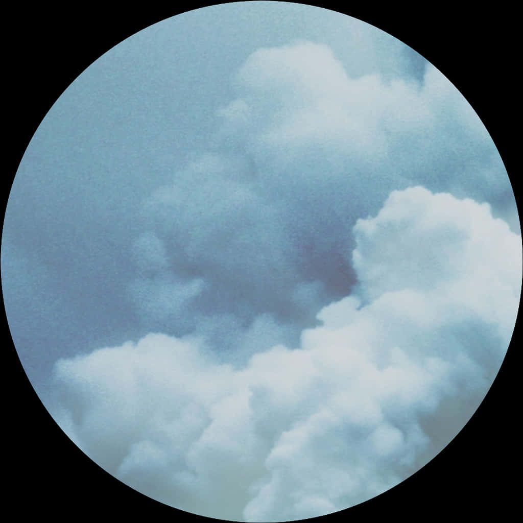 Circular Cloudscape Photography