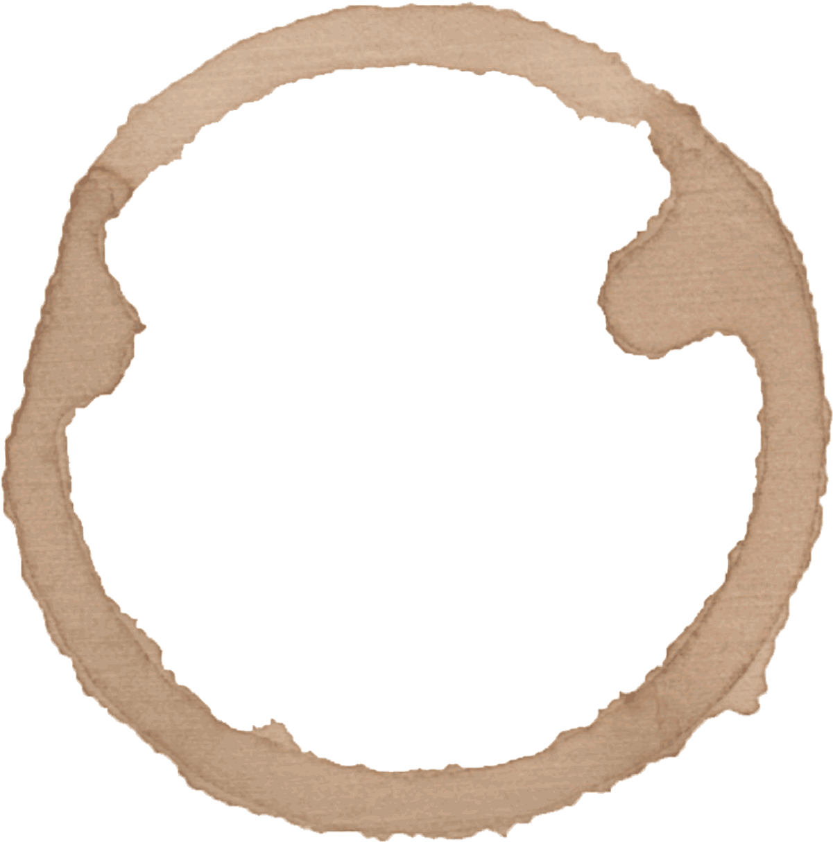 Circular Coffee Stain Texture