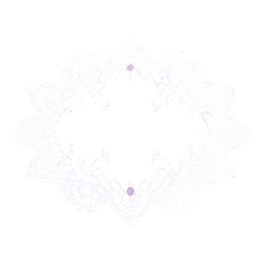 Circular Doily Design Png Ink3