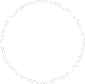 Circular Gear Border Graphic