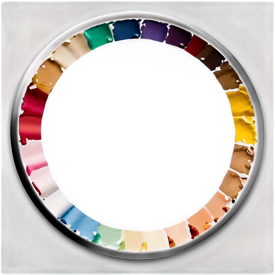 Circular Paint Palette Png Pau67