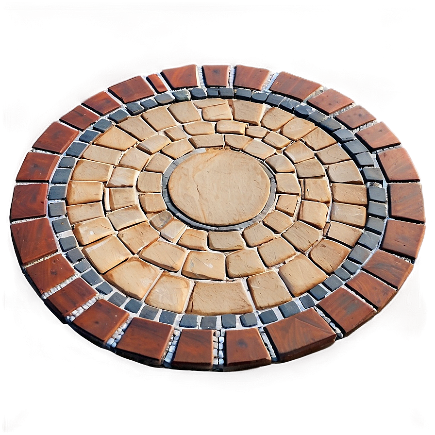 Circular Paving Design Png Tpx