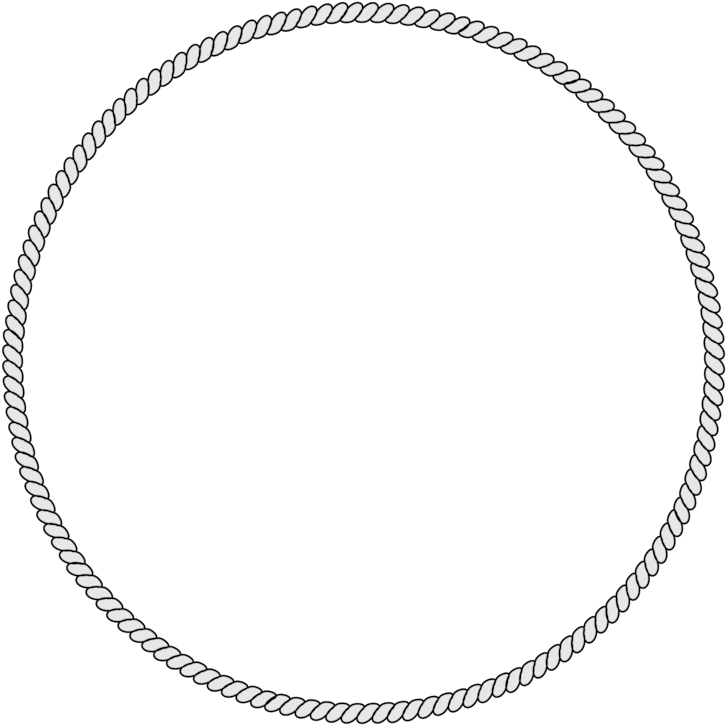 Circular Rope Border Graphic