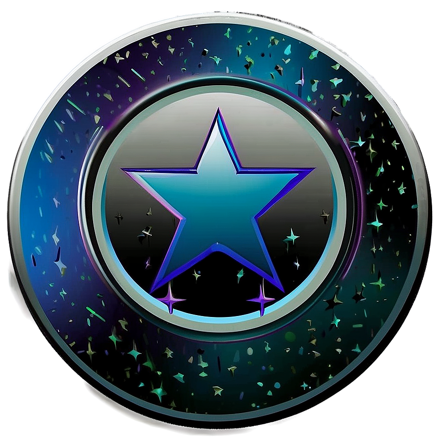 Circular Star Graphic Png 06282024