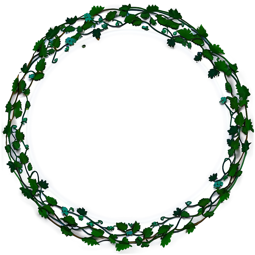 Circular Vine Frame Design