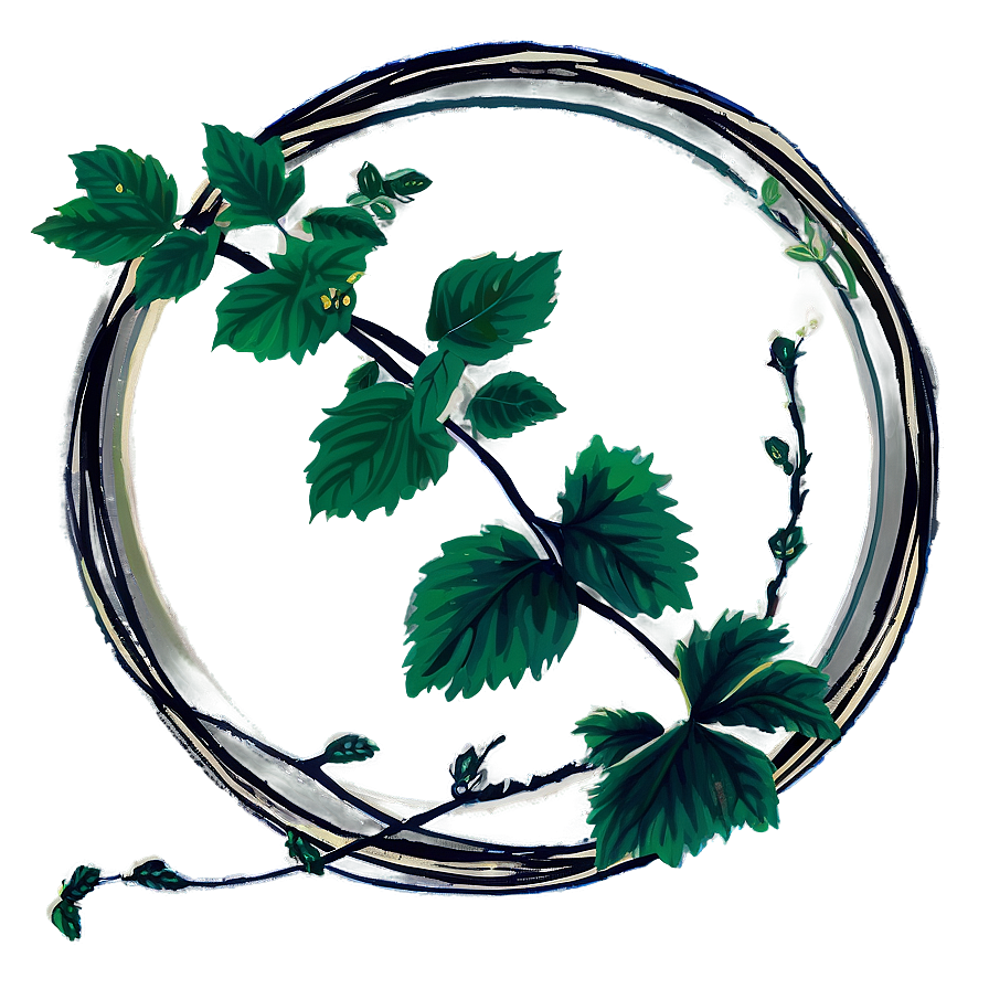 Circular Vine Illustration