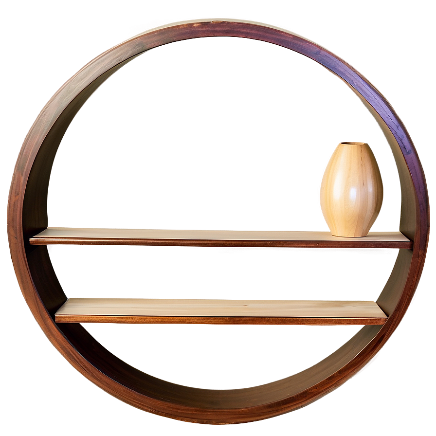 Circular Wall Shelf Design Png 06282024