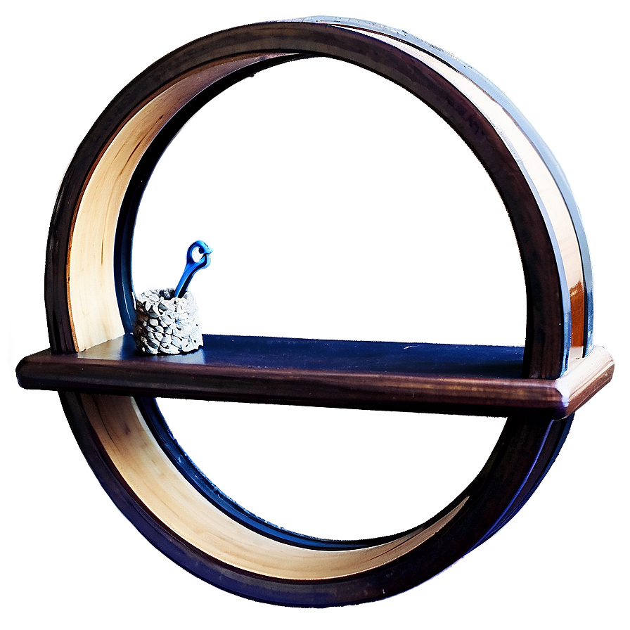 Circular Wall Shelf Design Png Bos