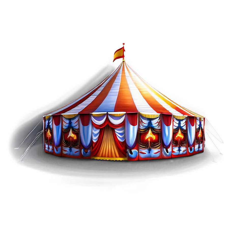 Circus Tent At Sunrise Png 06132024