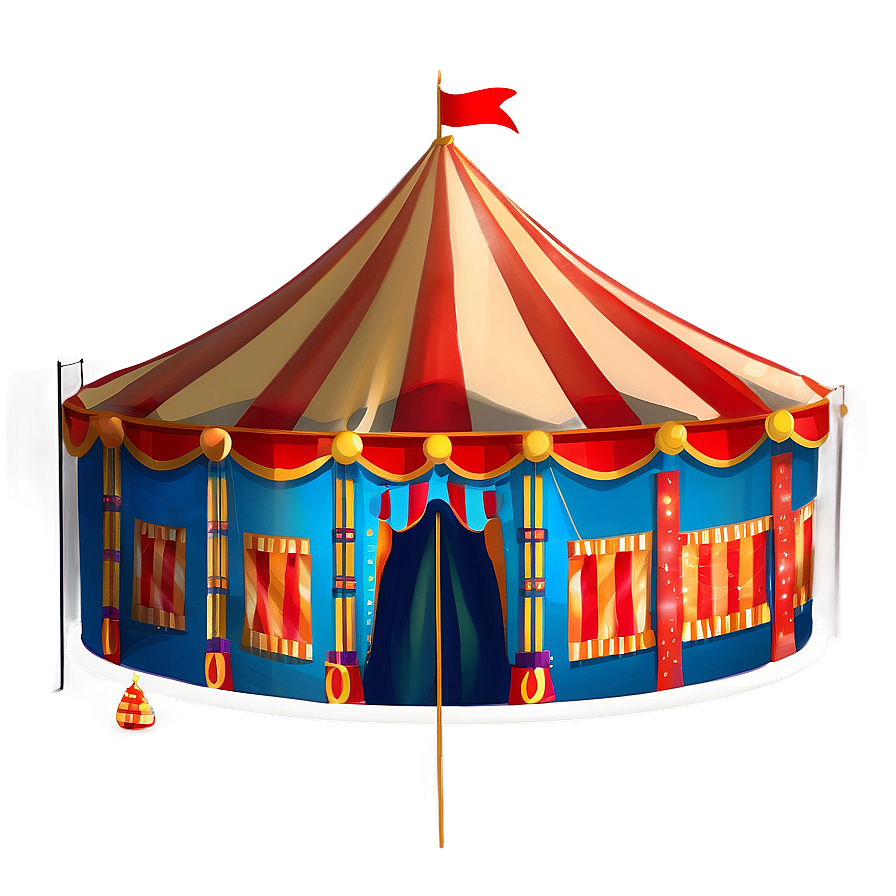 Circus Tent Illustration Png 06132024