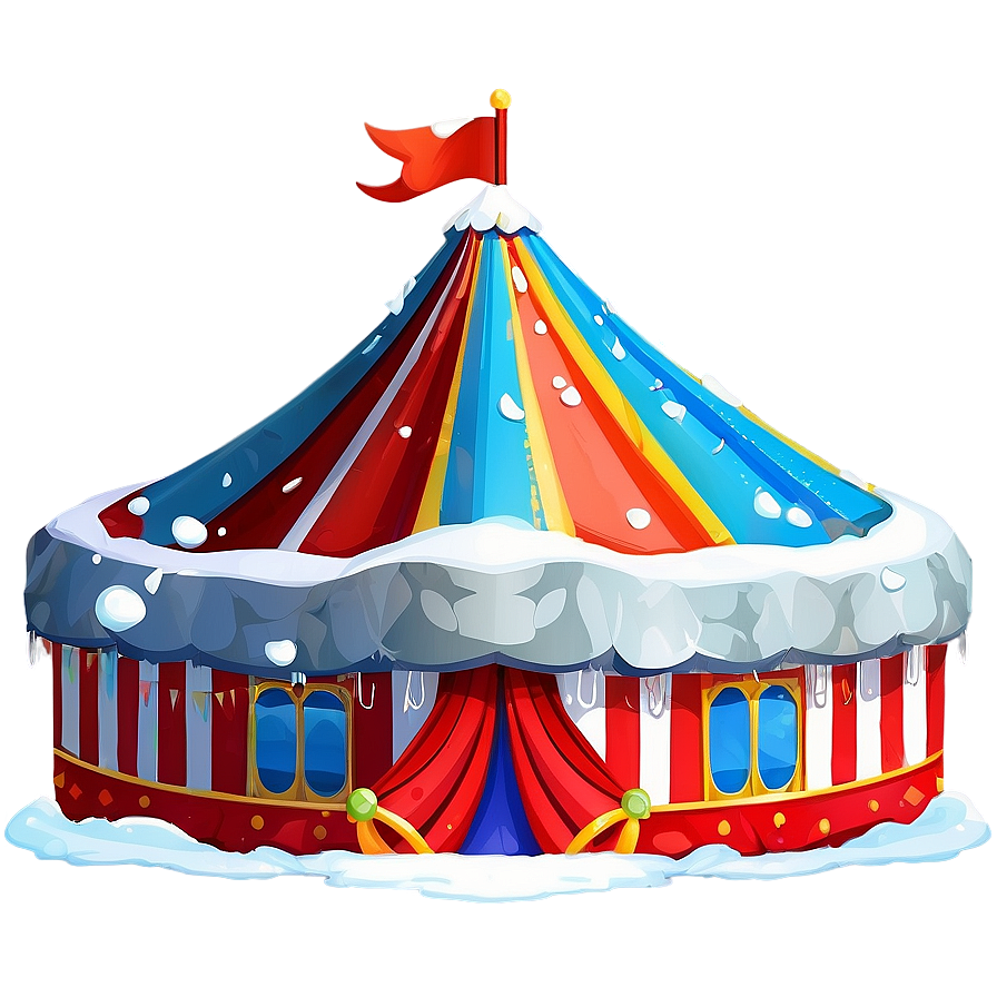 Circus Tent In Snow Png 47