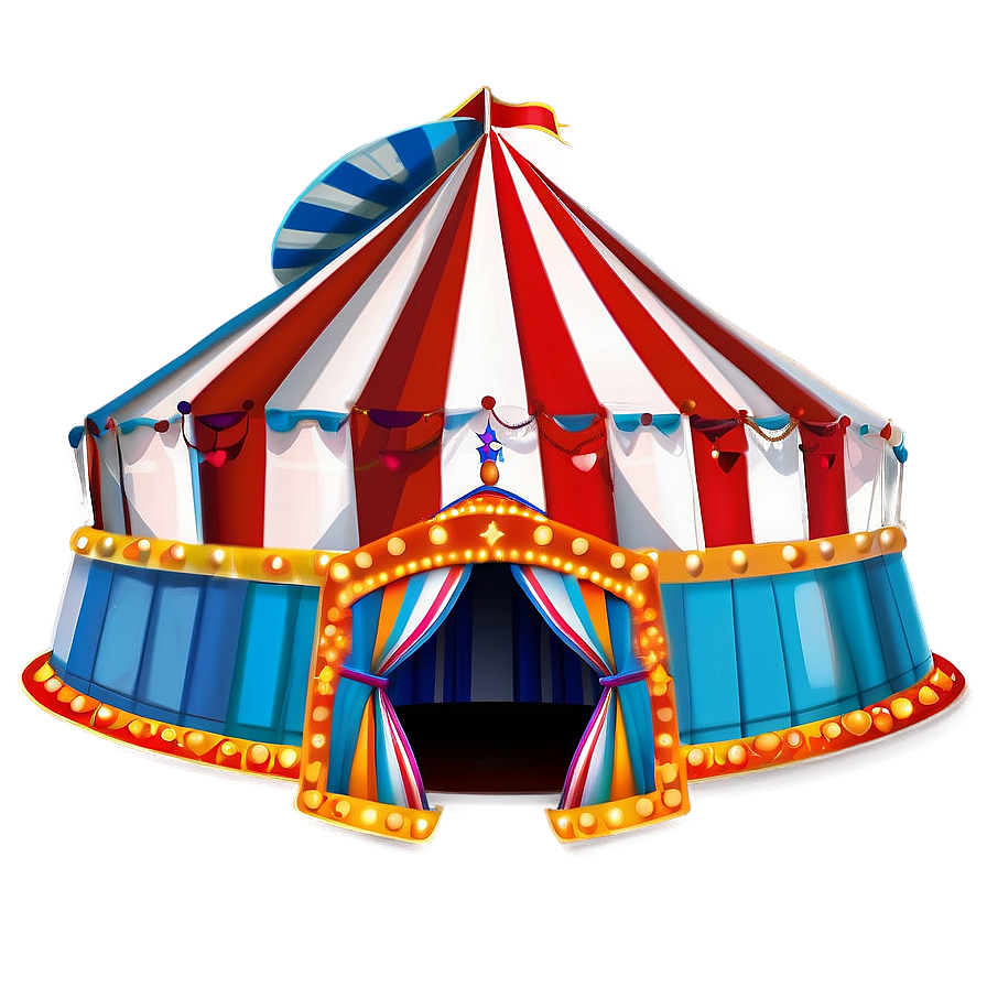 Circus Tent Side View Png 06132024