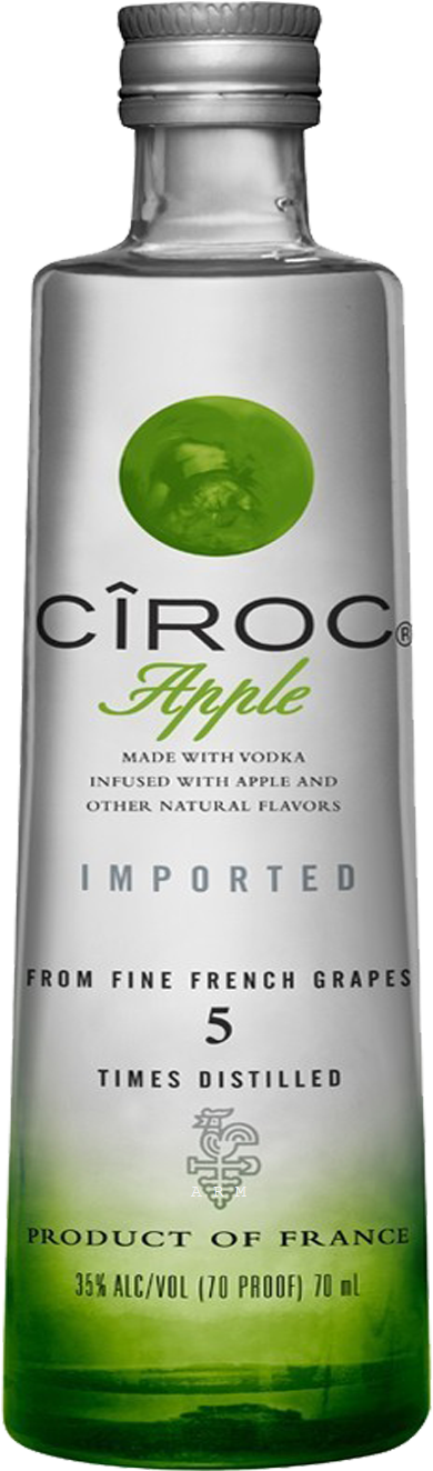 Ciroc Apple Vodka Bottle