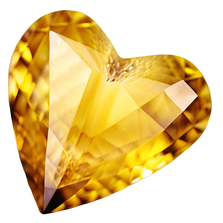 Citrine Heart Png 18