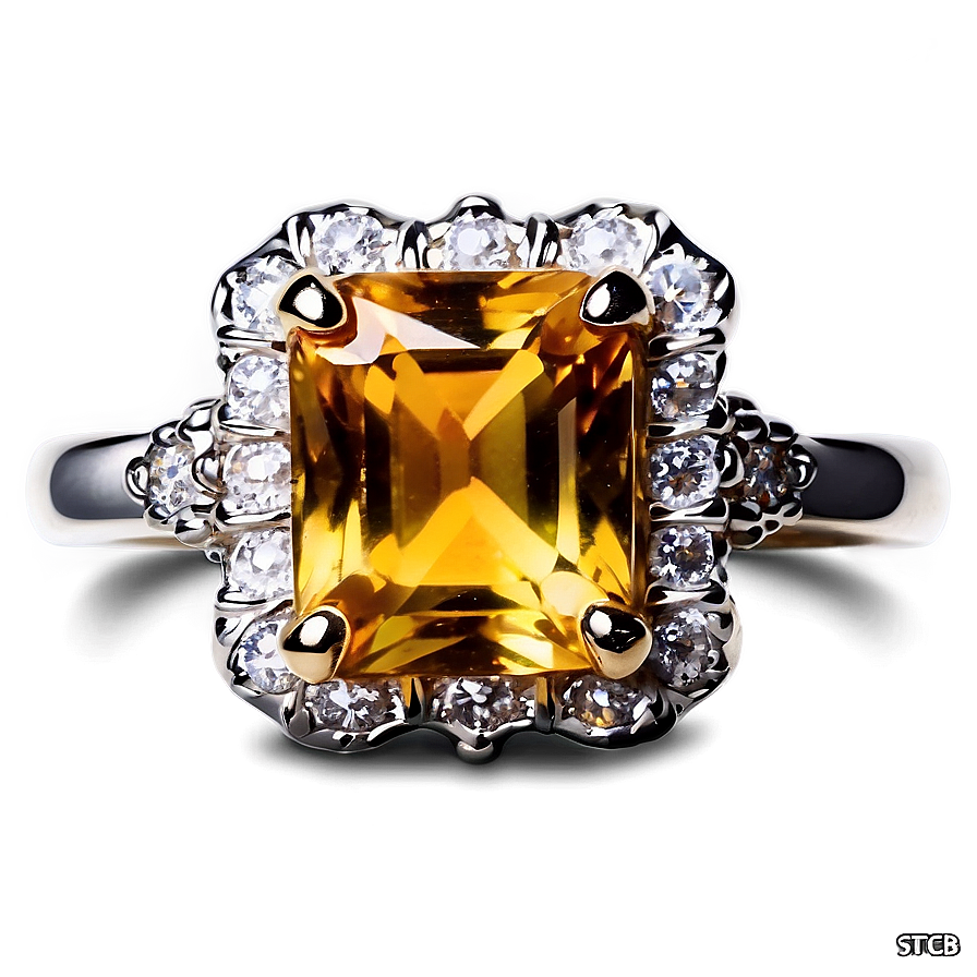 Citrine Ring Stone Png Tvp