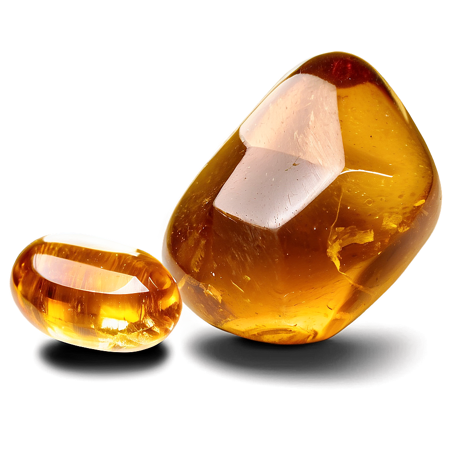 Citrine Tumbled Stone Png 06282024