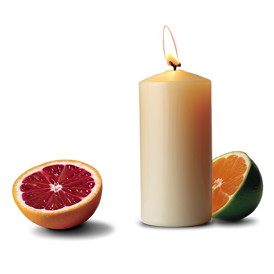Citrus Blend Candle PNG mpm37 PNG with transparent background