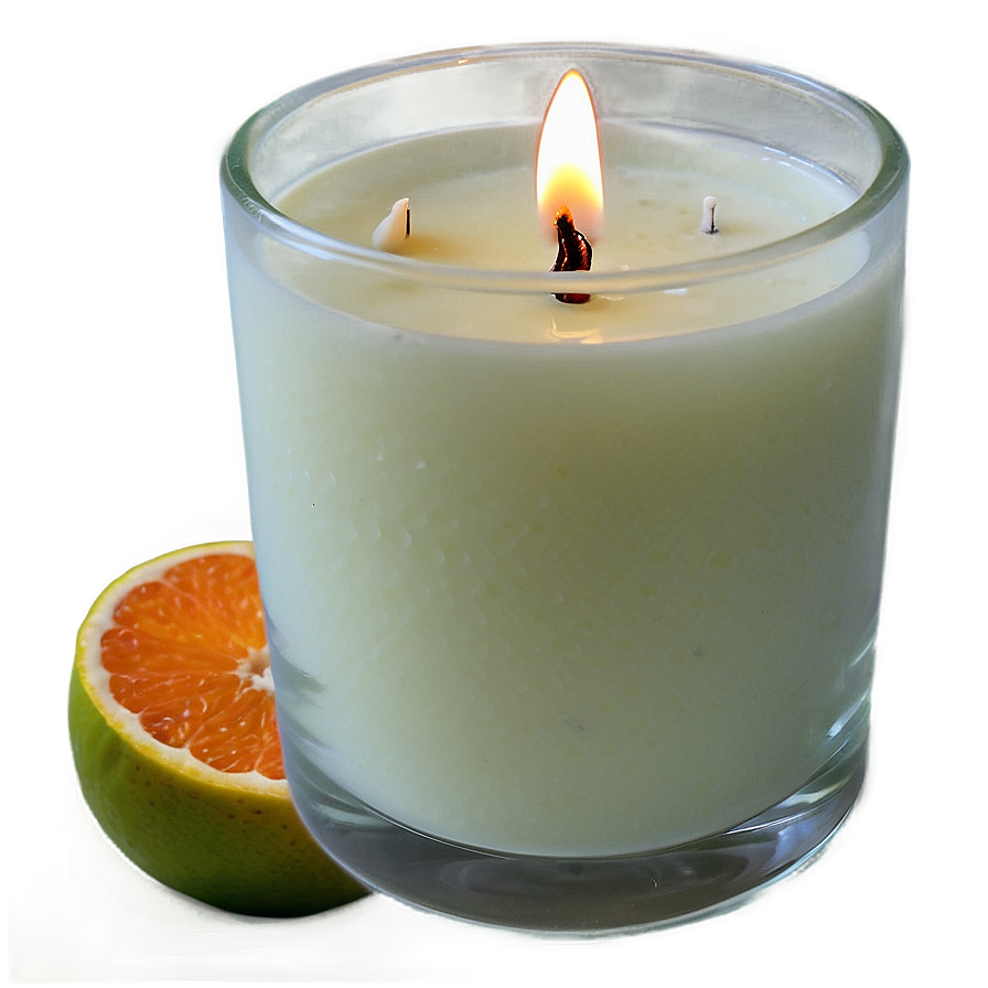 Citrus Blend Candle PNG mqu74 PNG with transparent background