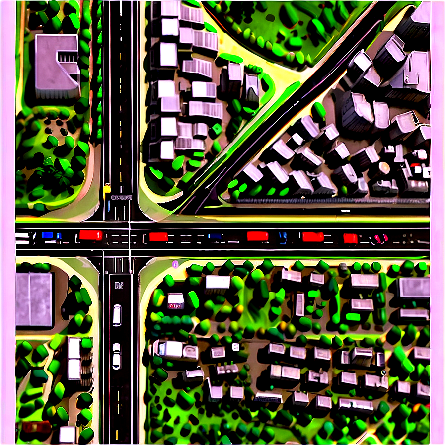 City Road Map Png Eup