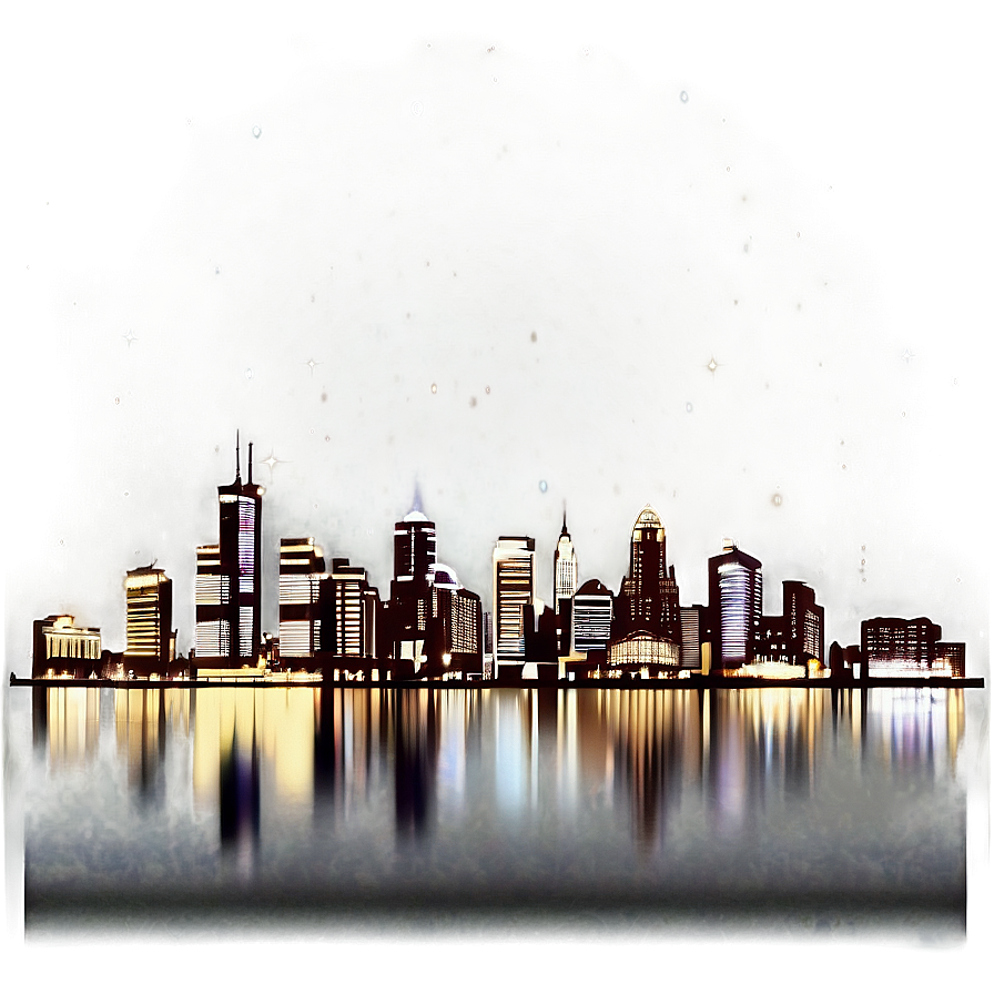 City Skyline at Night Picture PNG hio72 PNG with transparent background