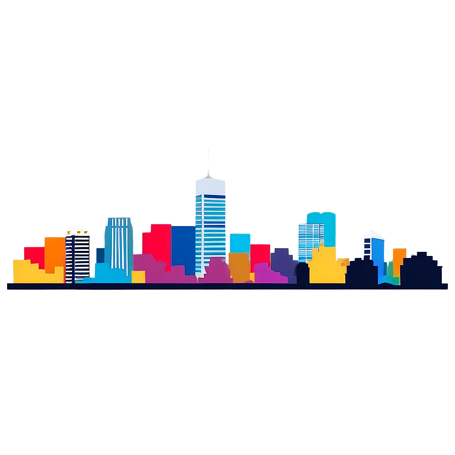 City Skyline PNG 05232024 PNG image with a transparent background, free high-resolution download
