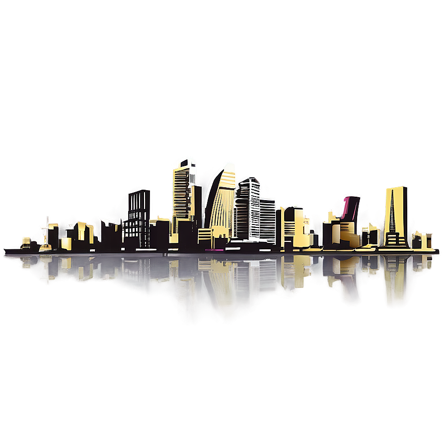 City Skyline PNG 05232024 PNG image with a transparent background, free high-resolution download