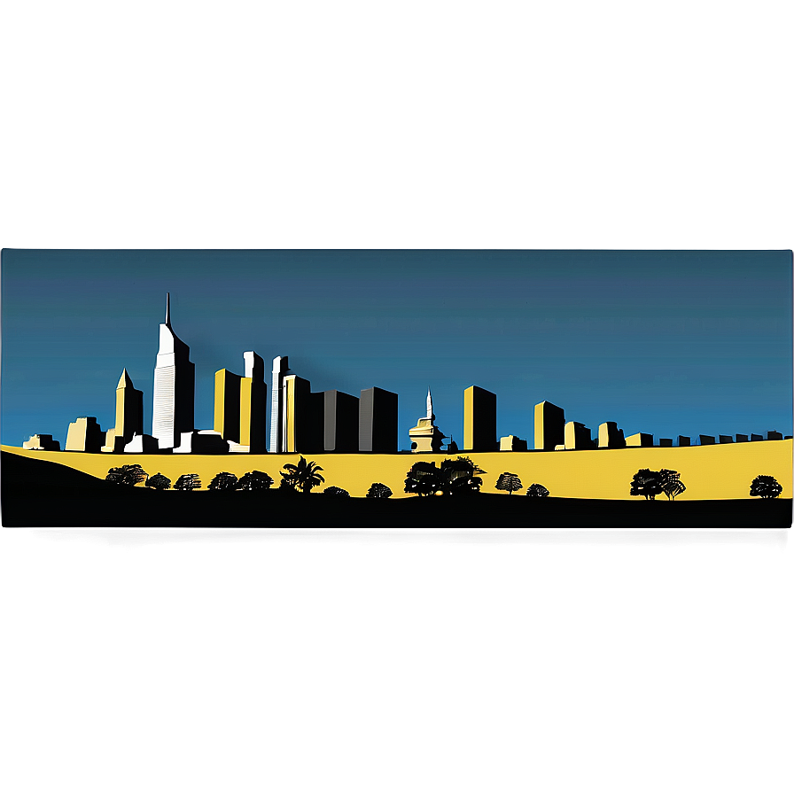 City Skyline PNG dxx PNG with transparent background