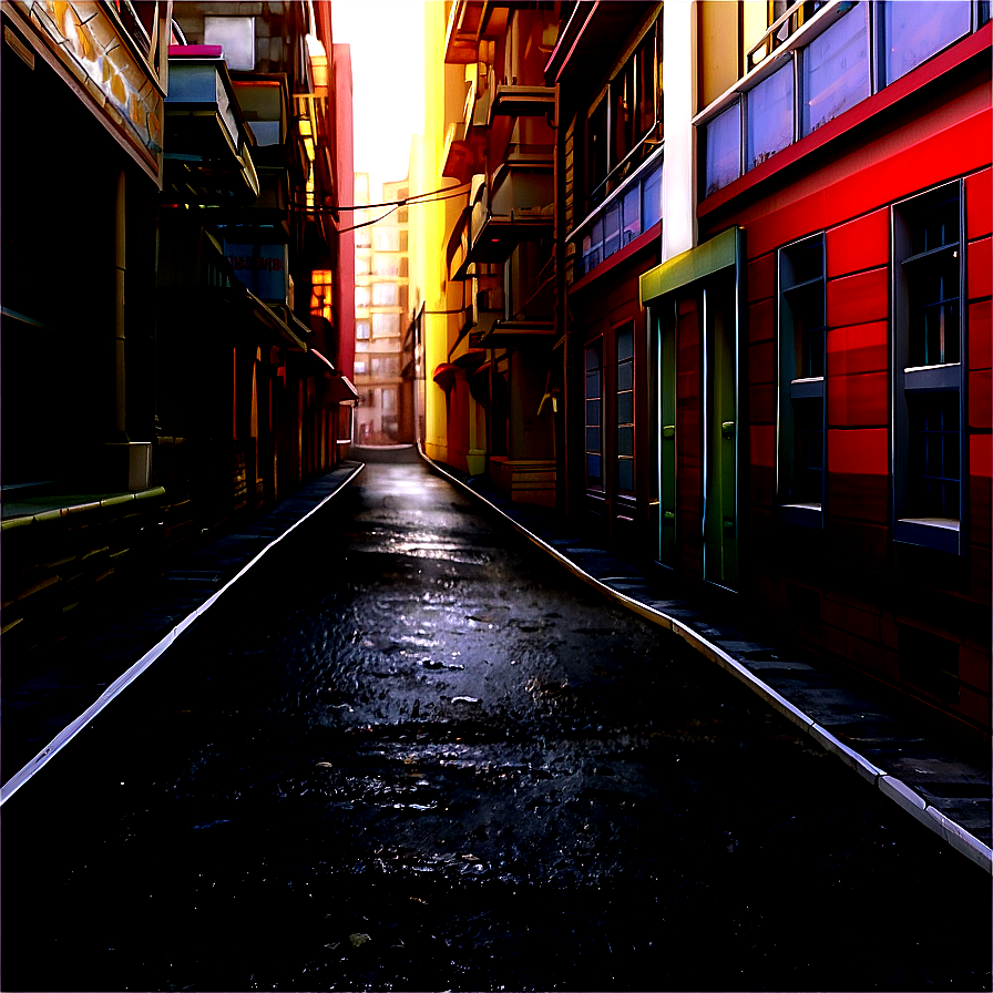 City Street Alleyway Png 67